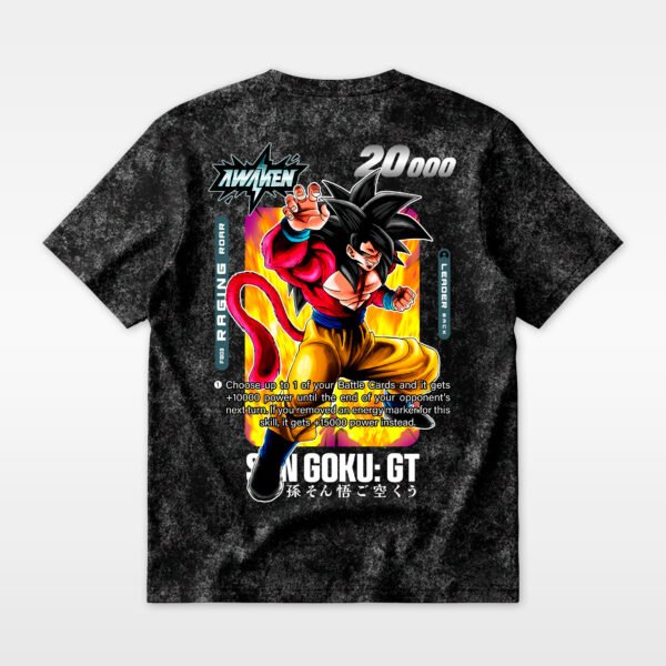 Polera Acid wash - Dragon ball